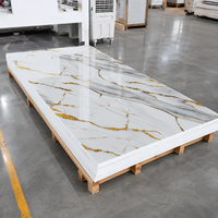 Fabricant de panneaux muraux en PVC marbré UV pour projets de décoration murale intérieure