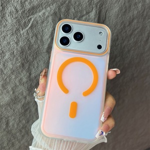 Funda para iPhone de Buena Calidad con Degradado Láser, Funda Magnética <span class=keywords><strong>IMD</strong></span> para iPhone 17 16 15 Pro Max, Carcasa Trasera para 14 13 12 Pro - Product Image 5