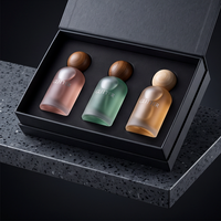 Flacon pulvérisateur élégant en verre dépoli 30ml 50ml, flacon de parfum vide rechargeable pour emballage de parfums de marque