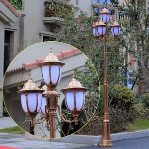 Solar Lighting Garden European Style Waterproof IP65 Garden <strong>Light</strong> Pole <strong>Vintage</strong> Outdoor LED Lamp Post 2.5m -5m - Product Image 4