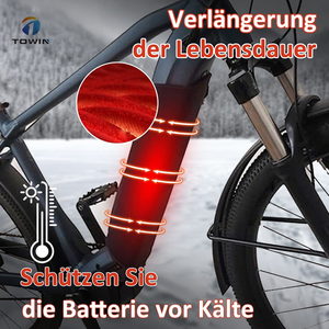 Étui de <span class=keywords><strong>Protection</strong></span> de batterie de vélo électrique, <span class=keywords><strong>Protection</strong></span> de batterie de vélo électrique pour batterie à <span class=keywords><strong>cadre</strong></span> intégré 30-40 cm - Product Image 6