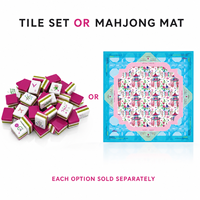 Ensembles de tuiles de mahjong américaines de 160 pièces et tapis de jeu carrés avec 29 options de couleurs