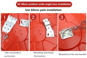 45cm ngoài trời đường chuyển gương an toàn 18 inch lồi gương - Product Image 6