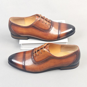 CVEPVAL Men's Oxfords Genuine Leather Pointed Toe Business Dress <b>Shoes</b> <b>Height</b> <b>Increasing</b> Office Career Style - Product Image 2