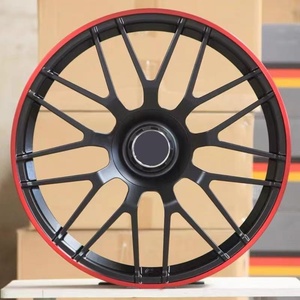 Hot Selling 18-22 Inch Forged Black Red Car <b>Wheels</b> 5X112 for Mercedes AMG GLS63 Passenger New Condition with Bolts Included - Product Image 5