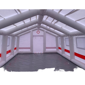 Carpa Médica Inflable de Lona de PVC Impermeable para Exteriores, Blanca, con Bomba de Aire Eléctrica, Duradera y Resistente al Sol, Fácil de Instalar - Product Image 1