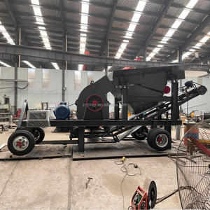 Broyeur de fabrication de <span class=keywords><strong>pierre</strong></span> PC400x600 Broyeur à marteaux diesel mobile avec chargeur vibrant - Product Image 3