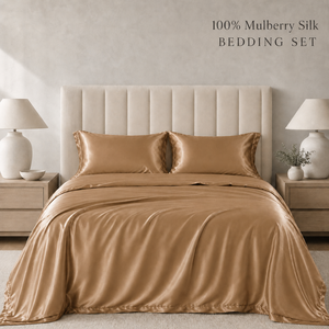 Set di Biancheria da <span class=keywords><strong>Letto</strong></span> in Pura Seta di Gelso 100%, Design Popolare, Misure Personalizzate, Vendita all'Ingrosso - Product Image 3