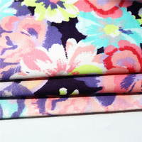Kain Satin Cetak Batik Palm Desain Khusus 100% Katun Murni untuk Pakaian/Kemeja