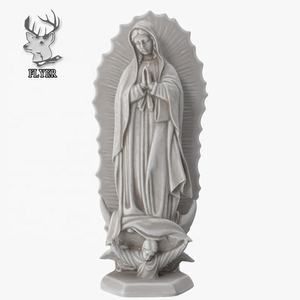 Estatuas Religiosas al por Mayor, Estatuas de Mármol de Nuestra Señora de <span class=keywords><strong>Guadalupe</strong></span> para Jardín Conmemorativo en la Iglesia - Product Image 6
