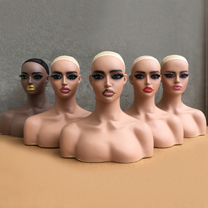 <span class=keywords><strong>Tête</strong></span> de Mannequin <span class=keywords><strong>Professionnelle</strong></span> Réaliste FH1036 pour Perruques – <span class=keywords><strong>Tête</strong></span> d'Affichage en Plastique pour Maquillage – Vente en Gros - Product Image 1