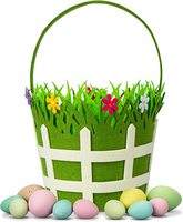 Panier en feutre de Pâques pour enfants, pour la chasse aux œufs de Pâques, cadeaux de fête, seau de Pâques