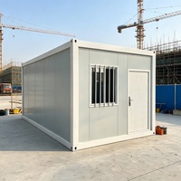 Casa Contenedor Prefabricada para Alojamiento de Trabajadores de Obras, Oficina Modular en Obra, Solución de Construcción Prefabricada