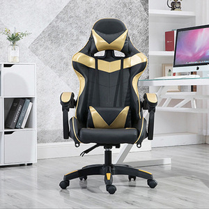 Silla de carreras barata de cuero Pu para ordenador, ergonómica, para juegos de carreras, en stock - Product Image 3