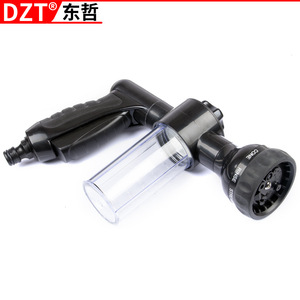 Car <b>Washer</b> Nozzle Set With Measuring <b>Cup</b> For Car Washing And Watering Plants Manual Operation Plastic Gun Head Green - Product Image 5