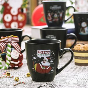 <span class=keywords><strong>Taza</strong></span> mágica que cambia de Color negro por sublimación de cerámica, <span class=keywords><strong>taza</strong></span> de café al por mayor <span class=keywords><strong>navideña</strong></span>, <span class=keywords><strong>taza</strong></span> esmaltada de gres - Product Image 2
