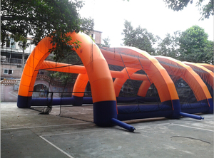 Tienda de <span class=keywords><strong>Paintball</strong></span> de cúpula portátil de arena de <span class=keywords><strong>paintball</strong></span> inflable de gran oferta, arena de <span class=keywords><strong>Paintball</strong></span> inflable con búnkeres - Product Image 5