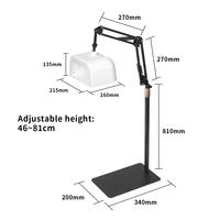 Lampe à pédicure professionnelle 48W, sèche-ongles électrique 2 en 1, lampe à LED UV pour pédicure et manucure