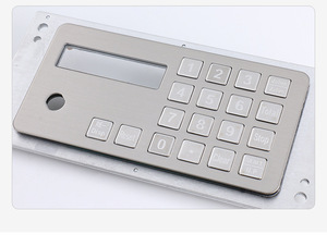 <strong>18</strong> <strong>Keys</strong> Stainless Steel Backlit Matrix Industrial Metal Numeric <strong>Keypad</strong> Ip65 Kiosk 3x4 Keyboards - Product Image 4