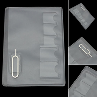 Personal isierte Logo Pvc Micro Sim Nano-Karten halter mit Telefon auswurf Pin