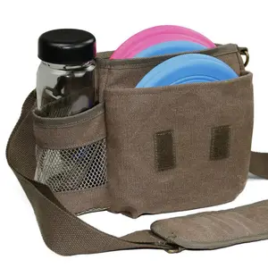 Сумка для гольфа на заказ, легкая сумка для гольфа с регулируемым плечевым ремнем и держателем для бутылки, подходит для занятий спортом, до 8 дисков