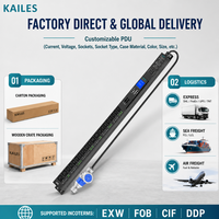 KAILES(KLS) KLS-K66 Série ZD, rack de serveur intelligent MD PDU 32A, 20 prises, 200-240VAC, salle de serveur industrielle