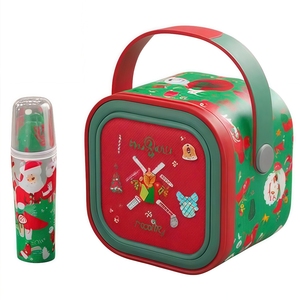 Halloween Món Quà Giáng sinh bên hộp Bluetooth BT Micro không dây karaoke K12 xách tay mini Loa LED ánh sáng - Product Image 2