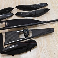 Kit de garnitures décoratives intérieures en fibre de carbone sèche style M pour BMW M3 M4 3GT F30 F31 F32 F34 F35 F80 F83