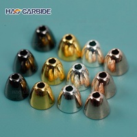 Brass Pike Tube Coneheads pour Bauer Flies perles de cône en laiton tête de pêche à la mouche