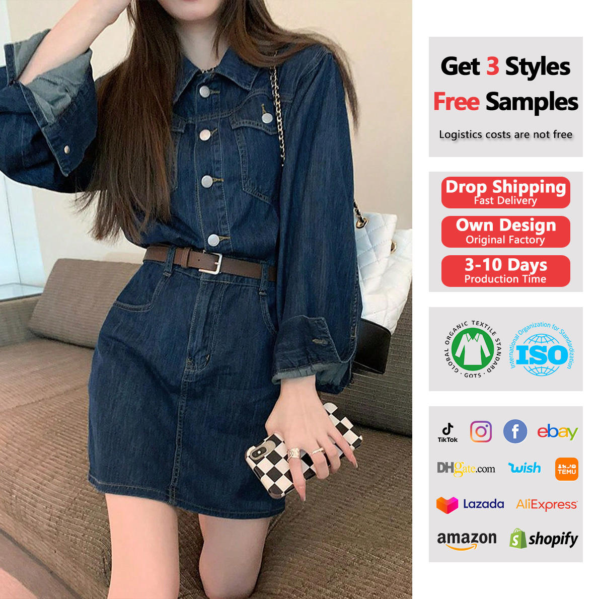 Sleeveless Dress For Women Kezal Sleeveless Denim Dress InWear