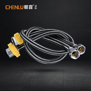 สายยางถักแบบยืดหยุ่น Morning Dew ขนาด 1/2 นิ้ว สายเหล็กเสริมแรง ปลายสองด้าน สำหรับงานประปา - Product Image 3