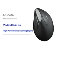 Rapoo MV20 Mouse Nirkabel Ergonomis Vertikal 60 Derajat 2.4G Senyap untuk Kantor PC Laptop