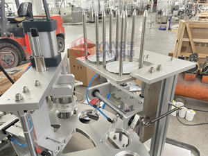 YB-FBJ1自動スクイーズカリッポチューブ充填シール機、ソルベ紙管アイスクリームカップ包装、ホイル蓋シール付き - Product Image 4