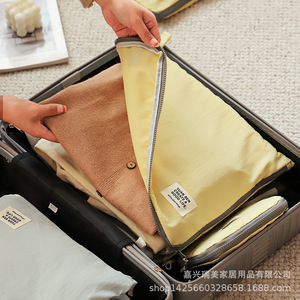 Travel Portable Storage Bag Set Cotton Rectangle Luggage Organizer For Trip Clothing And Cosmetic Storage - Product Image 3