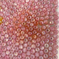 Perles lumineuses en sel marin transformées en forme de bulles, fourniture directe usine, pour colliers DIY, porte-clés, chaînes de sac, chaînes de téléphone, perles en vrac