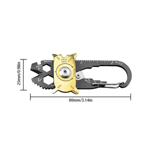 Mini Herramienta Multifuncional Creativa 20 en 1, Llave Inglesa y Destornillador de Acero Inoxidable, Gadget Portátil para Exteriores - Product Image 6