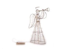 Fabricant d'ornements décoratifs sur pied en gros Ange pour la maison avec ruban de perles Cadeaux de fantaisie - Product Image 4