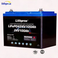 Performa Unggul Baterai Truk Angkat Listrik 24V 100AH Lithium Iron Phosphate LFP untuk Forklift Side Loader CE FCC UN38.3 OEM