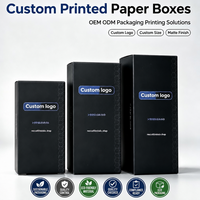Maßgefertigte Faltbare Papierkartons mit Transparenter Kunststoff-Blisterverpackung, Schaumstoffeinlage, Matter Laminierung und Umweltfreundlicher Kosmetikverpackung