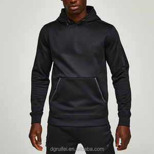 Produttore Logo personalizzato felpe da <span class=keywords><strong>uomo</strong></span> manica lunga con cerniera Fitness con cerniera canguro tascabile <span class=keywords><strong>felpa</strong></span> in pile <span class=keywords><strong>Slim</strong></span> <span class=keywords><strong>Fit</strong></span> <span class=keywords><strong>felpa</strong></span> con cappuccio - Product Image 1