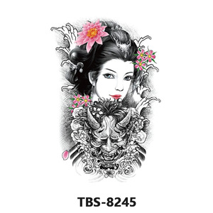Tatuaggio Temporaneo a Trasferimento d'Acqua Stile Giapponese per Braccio Donna Design Adesivo - Product Image 6