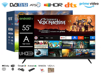 TV Pintar LED QLED 4K 120Hz 98 Inci Model Baru 2026 dengan Mode Game untuk Penggunaan Hotel & Teater Pribadi