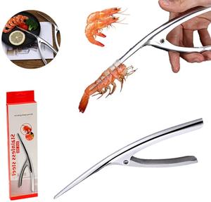 Vendita calda strumento per sbucciare i gamberetti strumento in acciaio inossidabile strumenti per frutti di mare - Product Image 1