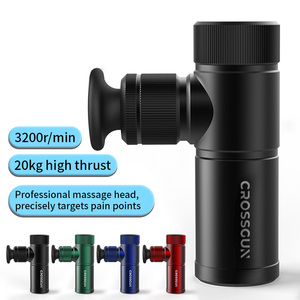 Pistol Pijat Jaringan Dalam Profesional Crossgun dengan 4 Kepala - Pereda Nyeri Otot & Terapi Perkusi - Product Image 2