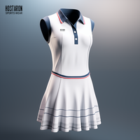 Robe de tennis HOSTARON personnalisée avec logo et motif, jupe-short de pickleball pour enfants, ensemble de short d'échauffement pour femmes