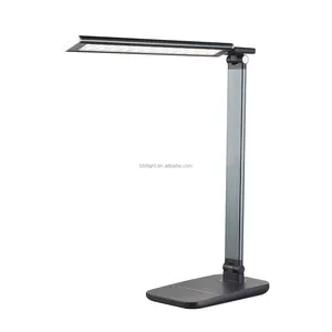 Modern Style Indoor Home Office Table Lamp with Adjustable Arm 60 min Auto-Off Timer for Living Room Reading and Computer