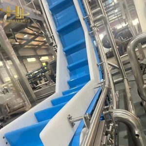Convoyeur <span class=keywords><strong>à</strong></span> bande en PVC texturé de qualité alimentaire pour l'élévation contrôlée des produits en gradient pour le remplissage de boissons <span class=keywords><strong>à</strong></span> grande vitesse et l'emballage en cartons - Product Image 3