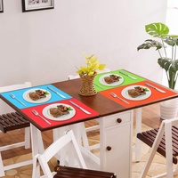 Tapis de dessin réutilisable en Silicone sans BPA, personnalisé, pour bébé, napperon de Table pour les enfants, tapis pour la salle à manger