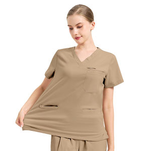 2025 New Comfort Atmungsaktive TRS Pflege uniform Medizinisches Peeling set V-Ausschnitt Gerader Anzug Marke-Custom für Krankenhaus - Product Image 3