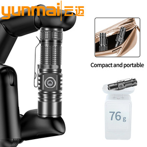 ไฟฉาย LED สีขาวแบบชาร์จไฟได้ประเภท C มินิความเข้มสูงสปอตไลท์ระยะไกลไฟส่องสว่างสำหรับใช้กลางแจ้ง - Product Image 4